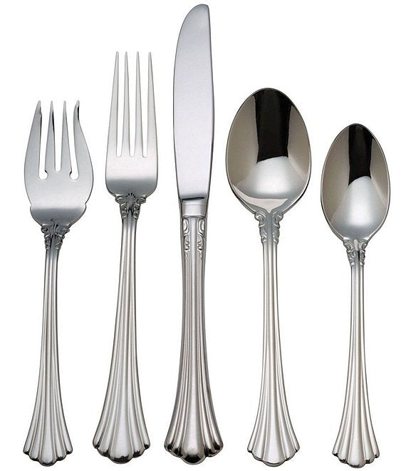 RB Flatware, 1800 5 pc place setting