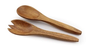 Acacia Classic Salad Servers