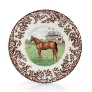 Woodland Thoroughbred Horse Salad Plate