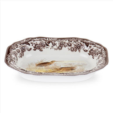 Woodland Accessory, Large Open Vegetable Dish, Snipe