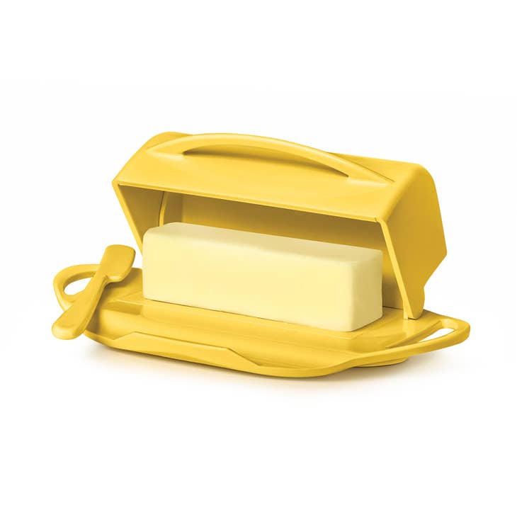 Butterie Butter Dish, Yellow