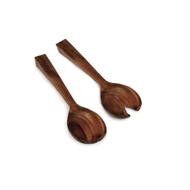 Acacia Sculpted Salad Servers