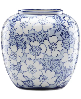 Lenox Painted Indigo Floral Vase
