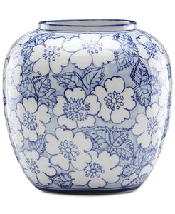 Lenox Painted Indigo Floral Vase