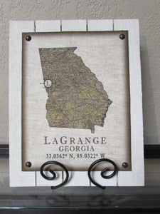 BF LaGrange Map Sign, Sm