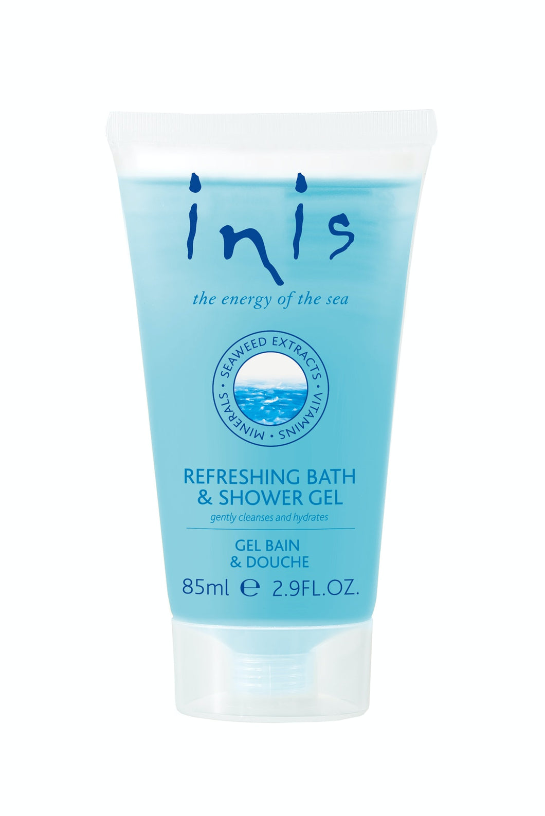 Inis Bath & Shower Gel, Travel Size - 2.9 oz