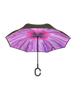 Topsy Turvy Gerber Daisy Reverse Umbrella