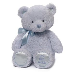 My First Teddy Bear Blue 18"