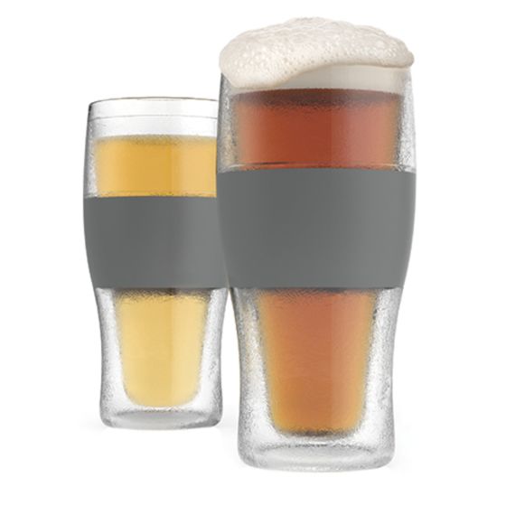 TB Freeze Cooling Pint Glasses, Set of 2