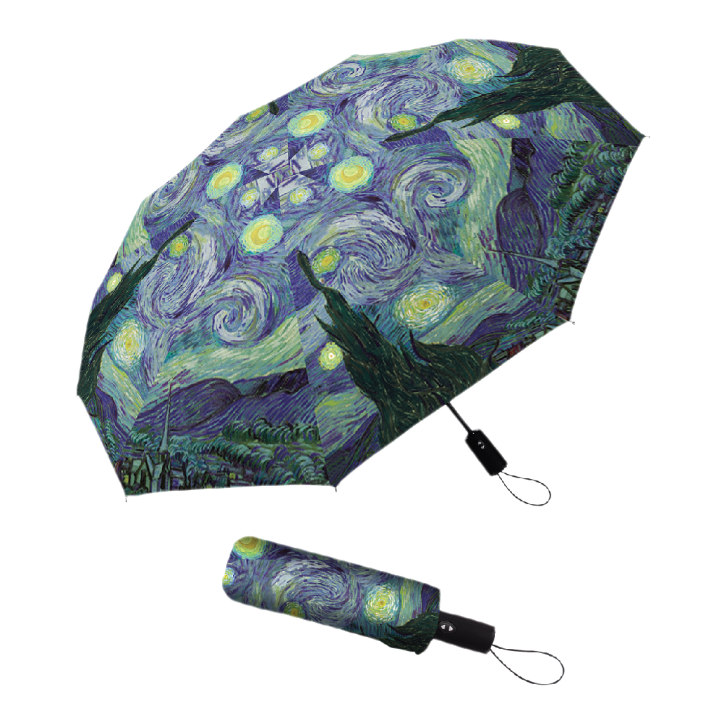 GG Raincaper Starry Night Folding Umbrella