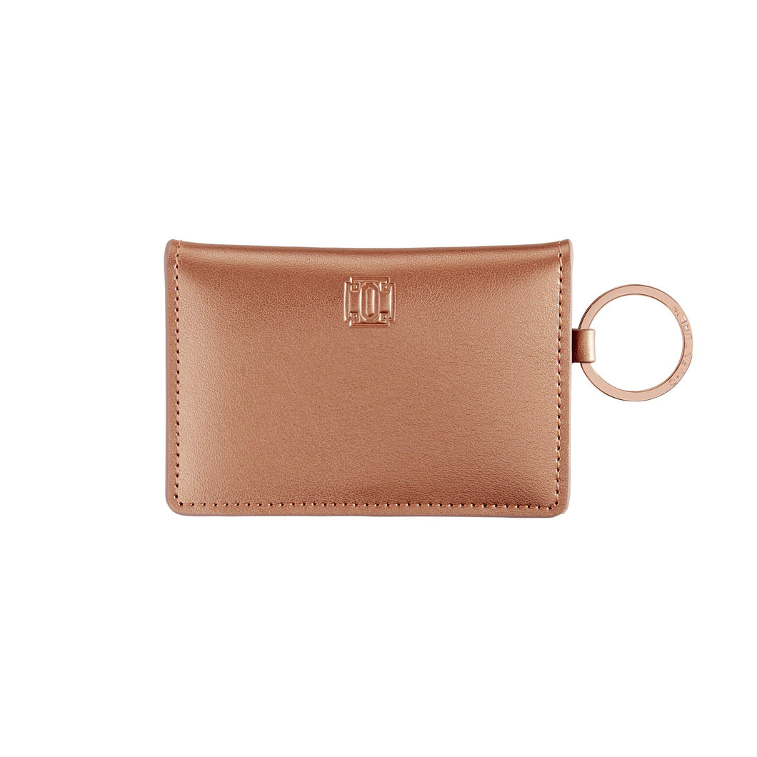 Oventure Leather ID Case Rose Gold