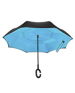 Topsy Turvy Azure Reverse Umbrella