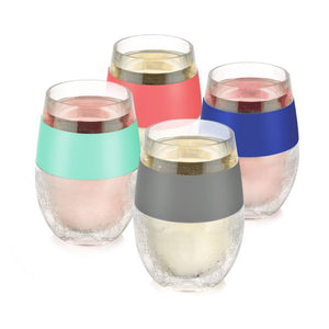 TB Freeze Cooling Wine Glasses, Set of 4