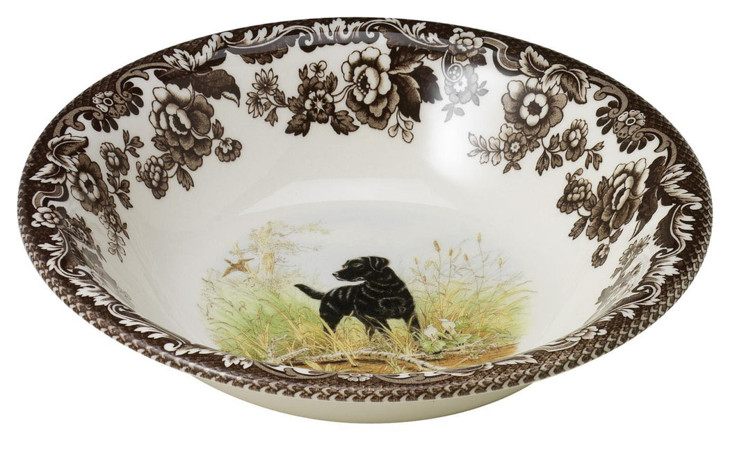 Woodland Black Lab Ascot Cereal Bowl