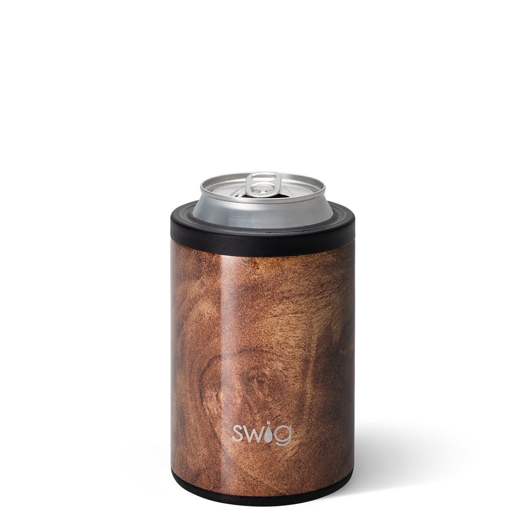 Swig Combo Can Cooler Black Walnut