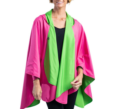 GG Raincaper Hot Pink With Lime Green