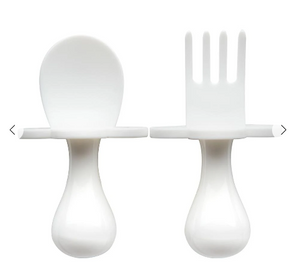 Grabease Silicone Fork & Spoon Set (Use Drop Down For Colors)