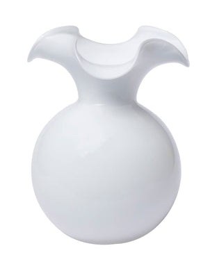 Vietri Hibiscus Vase, Medium White