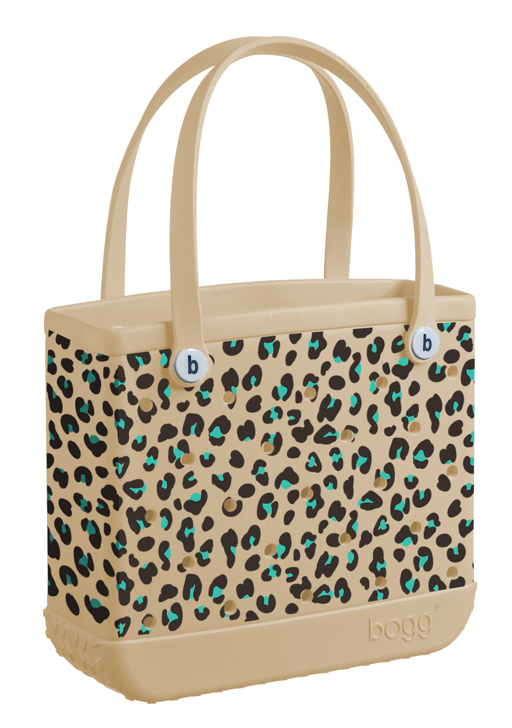 BB Teal Leopard Bogg, Small